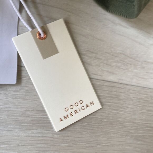 Good American‎ Utility Jacket Army Green Size 0 (XS) NWT - Picture 7 of 7